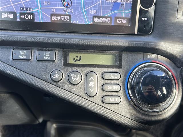 アクア G 社外メモリナビ フルセグTV DVD再生 Bluetooth 前方ドラレコ バックカメラ スマートキー プッシュスタート 純正フロアマット(6枚目)