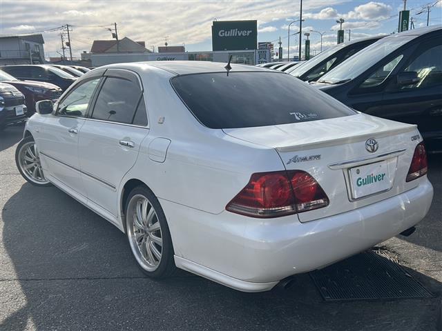 クラウン アスリート 60thスペシャルエディション サンルーフ 純正マルチナビ DVD再生 ETC バックカメラ 前席パワーシート 前席シートヒーター クルーズコントロール スマートキー プッシュスタート 純正HIDヘッドライト 社外19インチAW(3枚目)