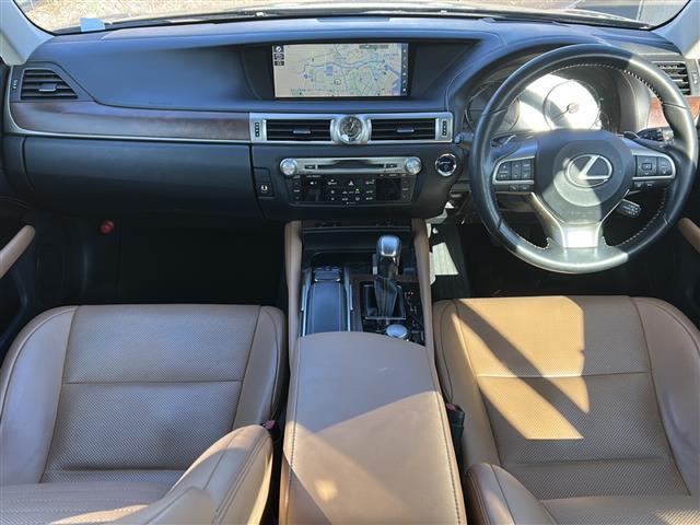 GS GS450h Iパッケージ 黄土色レザーシート 純正マルチナビ フルセグ DVD Bluetooth ドラレコ ETC バックカメラ 前席Pシート 前席S/Eシート レーダークルーズコントロール 前後コーナーセンサー 純正マット(2枚目)