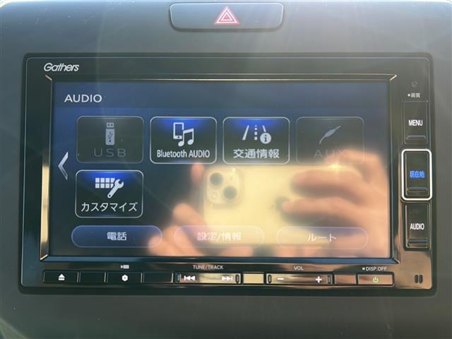 フリード G・ホンダセンシング 純正メモリナビ フルセグ DVD Bluetooth ドラレコ ETC バックカメラ 両側パワスラ シートヒーター ACC リアコーナーセンサー レーンアシスト 衝突軽減ブレーキ スマートキー(5枚目)