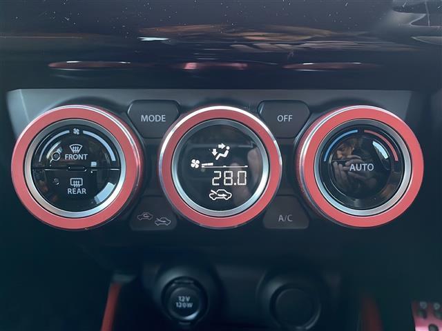 スイフトスポーツ ベースグレード 社外ディスプレイオーディオ DVD再生 Bluetooth シートヒーター クルーズコントロール スマートキー プッシュスタート 純正LEDヘッドライト 純正フロアマット 社外15インチアルミホイール(6枚目)