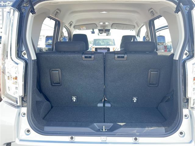 ムーヴ カスタム　Ｘリミテッド　ＳＡＩＩＩ　社外８インチメモリナビ　フルセグ　ＤＶＤ　Ｂｌｕｅｔｏｏｔｈ　前方ドラレコ　バックカメラ　Ｄ席シートヒーター　リアコーナーセンサー　衝突回避支援ブレーキ機能　スマートキー　プッシュスタート　純正マット（27枚目）