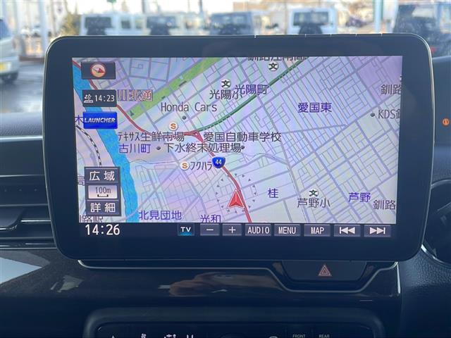 Ｎ－ＢＯＸカスタム Ｇ・Ｌターボホンダセンシング　◆４ＷＤ◆社外ナビ◆ビルトインＥＴＣ◆純正グリル◆両側パワースライドドア◆ハーフレザーシート◆シートヒーター　前席◆純正１５インチＡＷ◆純正フロアマット◆ＭＴモード付ＡＴ◆クルーズコントロール（4枚目）