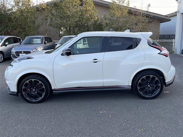 ジューク ニスモ RS 純正ナビ(FM,AM,BT,CD,DVD,SD,フルセグTV) ハーフレザー ドラレコ前後 横滑り防止 4WDセレクタースイッチ(4枚目)