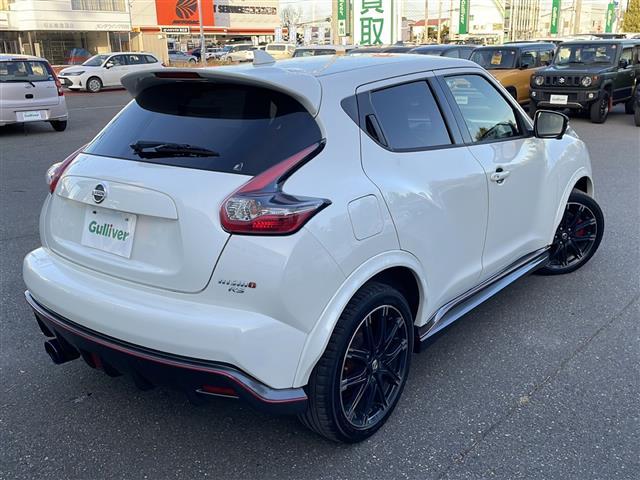 ジューク ニスモ RS 純正ナビ(FM,AM,BT,CD,DVD,SD,フルセグTV) ハーフレザー ドラレコ前後 横滑り防止 4WDセレクタースイッチ(6枚目)