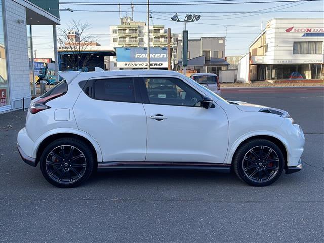 ジューク ニスモ RS 純正ナビ(FM,AM,BT,CD,DVD,SD,フルセグTV) ハーフレザー ドラレコ前後 横滑り防止 4WDセレクタースイッチ(7枚目)