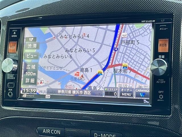 ジューク ニスモ RS 純正ナビ(FM,AM,BT,CD,DVD,SD,フルセグTV) ハーフレザー ドラレコ前後 横滑り防止 4WDセレクタースイッチ(15枚目)