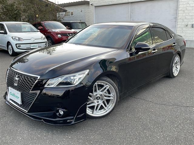 クラウン アスリートＳ　純正ＨＤＤナビ　バックカメラ　フルセグ　社外１９インチサマーアルミ（ＷＯＲＫ）　純正１８インチスタッドレスアルミ積込　車高調　クルーズコントロール　ＥＴＣ（14枚目）