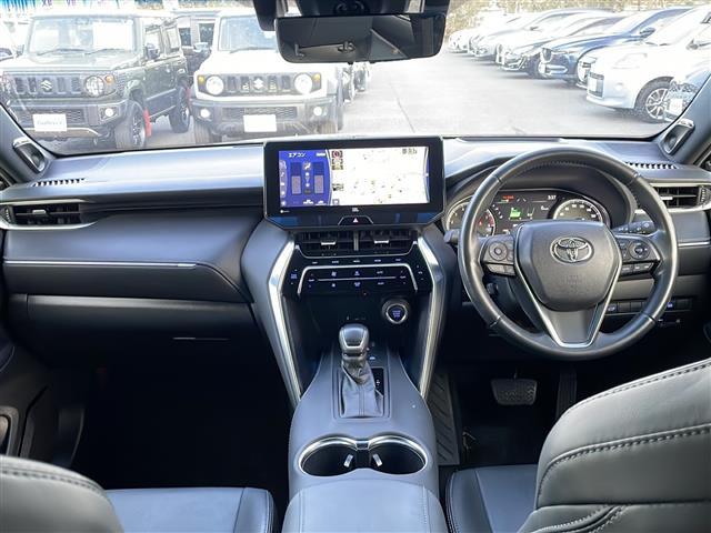 ハリアー Z 純正JBLナビ(AM、FM,BT,フルセグTV) JBLスピーカー ETC レザーシート クルーズコントロール追従有 オートライト オートハイビーム パワーリアゲート コーナーセンサー レーンアシスト(2枚目)