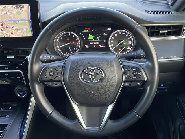 ハリアー Z 純正JBLナビ(AM、FM,BT,フルセグTV) JBLスピーカー ETC レザーシート クルーズコントロール追従有 オートライト オートハイビーム パワーリアゲート コーナーセンサー レーンアシスト(3枚目)