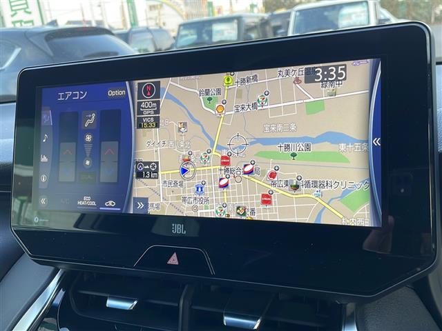 ハリアー Z 純正JBLナビ(AM、FM,BT,フルセグTV) JBLスピーカー ETC レザーシート クルーズコントロール追従有 オートライト オートハイビーム パワーリアゲート コーナーセンサー レーンアシスト(4枚目)