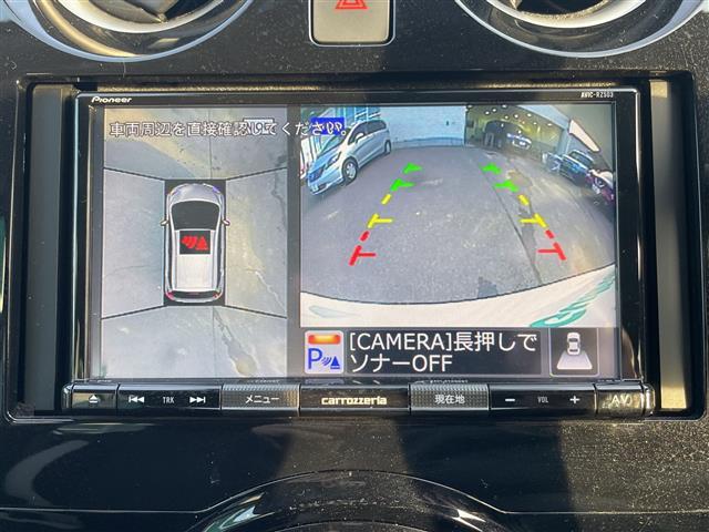 ノート e-パワー B FOUR 4WD 社外ナビ ワンセグ/CD/DVD/BT/ラジオ アラウンドビューカメラ デジタルインナーミラー エマージェンシーブレーキ レーンキープアシスト プッシュスタート スマートキー(4枚目)