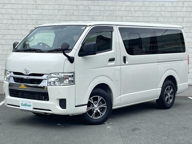ハイエースバン ロングDX GLパッケージ 禁煙車 ワンオーナー 全方位モニタ ドラレコ 衝突被害軽減 車線逸脱防止 前後静止物検知 デジタルインナーミラー 純正LEDオートライト 純正ナビ フルセグ ビルトインETC2.0 純正15インチAW(43枚目)