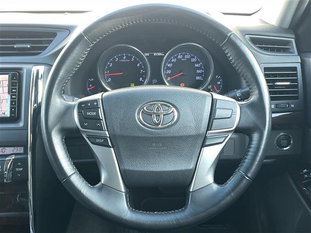 マークX 250G リラックスセレクション G’sバンパー 純正ナビ フルセグテレビ CD/DVD Bluetooth ミュージックサーバー(HDD録音) バックカメラ パワーシート 純正フロアマット 社外20インチアルミホイール 社外LED(3枚目)