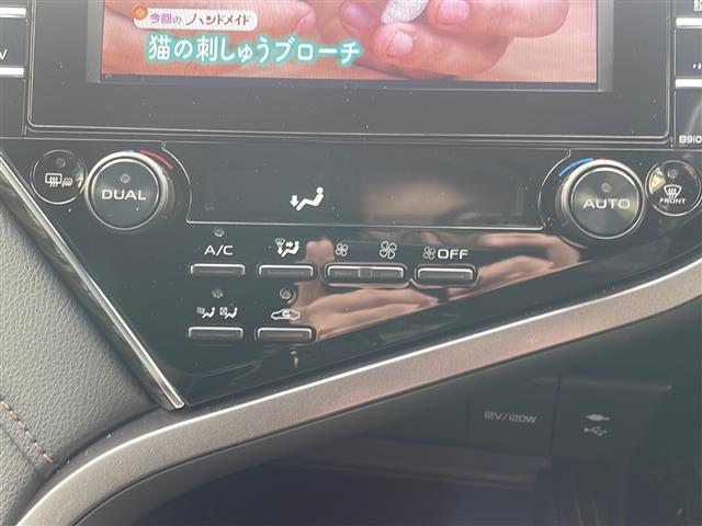 カムリ Gレザーパッケージ トヨタセーフティセンス 純正ナビ フルセグ/BT/SD/CD/DVD/AUX/USB/FM/AM バックカメラ ドラレコ ビルトインETC シートヒーター パワーシート オートライト 積込み冬タイヤ(7枚目)