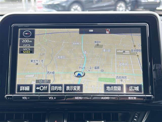 Ｃ－ＨＲ Ｓ－Ｔ　トヨタセーフティセンス　純正ナビ　フルセグ／ＢＴ／ＳＤ／ＣＤ／ＤＶＤ／ＦＭ／ＡＭ　バックカメラ　ビルトインＥＴＣ　前後ドラレコ　レーダークルーズコントロール　電子パーキング　オートブレーキホールド（4枚目）