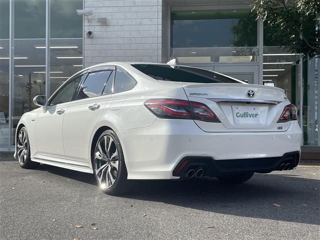 クラウンハイブリッド ＲＳ　モデリスタエアロ　モデリスタＡＷ　サンルーフ　白本革シート　メーカーナビ　フルセグ　Ｂｌｕｅｔｏｏｔｈ　全方位モニター　ＥＴＣ２．０　シートヒーター　ベンチレーション　セーフティセンス（43枚目）
