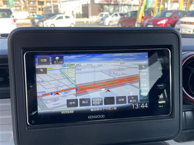 スペーシア ハイブリッドＧ　ＫＥＮＷＯＯＤナビ　フルセグ　ＣＤ　ＤＶＤ　Ｂｌｕｅｔｏｏｔｈ　両側スライドドア　スマートキー　プッシュスタート　オートライト　ベンチシート　Ｗ＆サイドエアバック　ワンオーナー　禁煙車（5枚目）