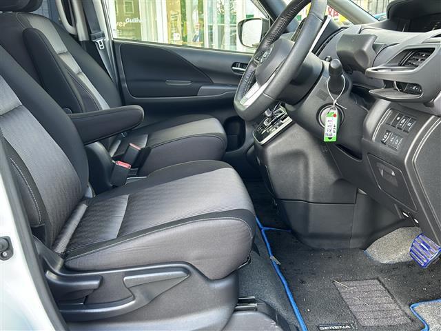 セレナ e-パワー ハイウェイスターV プロパイロット 純正9型ナビ フルセグ CD DVD Bluray 全方位モニター 両側電動スライドドア オプションフロントエアロ ドラレコ BSM 車高調 寒冷地 禁煙車(28枚目)