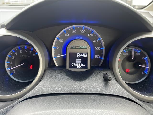 フィットハイブリッド ハイブリッド・10thアニバーサリー HDDナビ フルセグTV MSV DVD CD SD Bluetooth ETC クルーズコントロール スマートキー スペアキー フロアマット ドアバイザー ライトレベライザー 新車保証書 取扱説明書(10枚目)