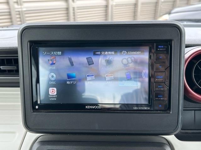 スペーシア ハイブリッドG KENWOODナビ フルセグTV CDDVD再生 Bluetooth オーディオ バックカメラ 前方ドライブレコーダー 運転席シートヒーター レーンキープアシスト 衝突軽減ブレーキ(11枚目)