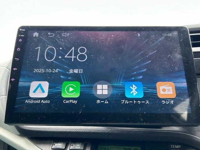 アクア S 社外ディスプレイオーディオ Bluetooth Apple Carplay ETC バックカメラ 1列目シートヒーター 横滑り防止装置 盗難防止装置 Wエアバック オートライト ウィンカーミラー(2枚目)