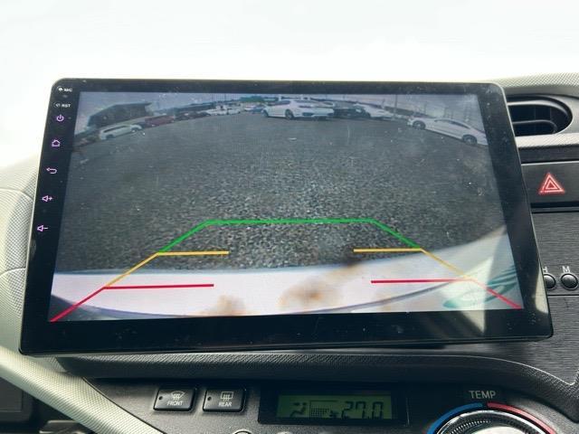 アクア S 社外ディスプレイオーディオ Bluetooth Apple Carplay ETC バックカメラ 1列目シートヒーター 横滑り防止装置 盗難防止装置 Wエアバック オートライト ウィンカーミラー(4枚目)