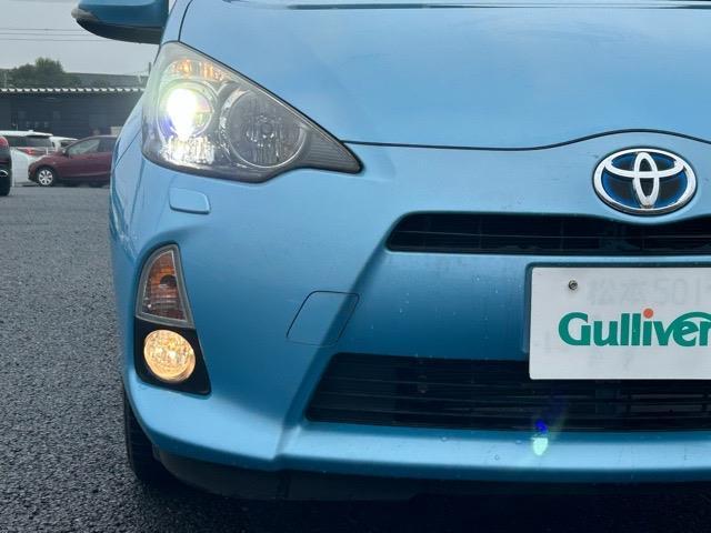 アクア S 純正ナビ ワンセグTV Bluetooth CD バックカメラ スタッドレスタイヤ 盗難防止装置 オートライト ヘッドライトウォッシャー ステアリングスイッチ ウィンカーミラー(39枚目)