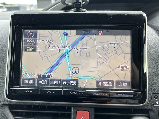 ヴォクシー ZS 純正ナビ(AM/FM/BT/CD) フルセグTV バックカメラ 両側パワースライド 横滑り防止装置 ビルトインETC プッシュスタート スペアキー×1 LEDオートライト 純正16インチアルミホイール(12枚目)