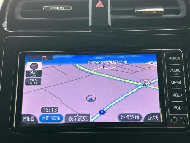 プリウス Ｅ　純正ナビ　Ｂｌｕｅｔｏｏｔｈ　ワンセグＴＶ　バックカメラ　ＥＴＣ　ドライブレコーダー　社外エアロ　プリクラッシュセーフティ　レーンディパーチャアラート　オートハイビーム　クルーズコントロール（12枚目）