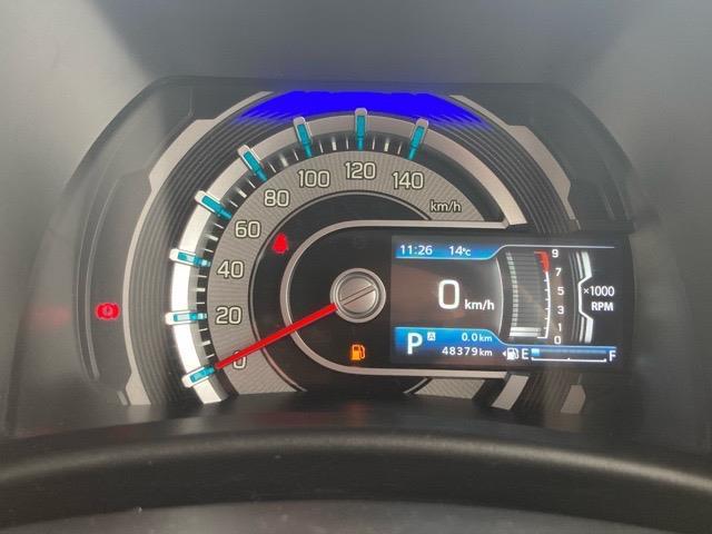 ハスラー ハイブリッドX 禁煙車 社外ナビ フルセグTV CD DVD Bluetooth ETC 衝突被害軽減ブレーキ 車線逸脱警報 前席シートヒーター ステアリングスイッチ プッシュスタート スマートキー スペアキー(5枚目)