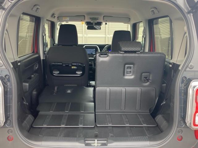 ハスラー ハイブリッドX 禁煙車 社外ナビ フルセグTV CD DVD Bluetooth ETC 衝突被害軽減ブレーキ 車線逸脱警報 前席シートヒーター ステアリングスイッチ プッシュスタート スマートキー スペアキー(24枚目)