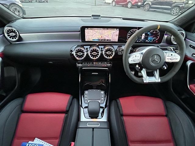 Aクラス A45 S 4マチック+ 純正ナビ Bluetooth フルセグTV ETC2.0 全方位カメラ 前後コーナーセンサー ヘッドアップディスプレイ サンルーフ レダークルーズコントロール 置くだけ充電 BSM(2枚目)