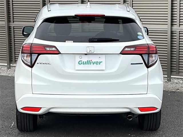 ヴェゼル ハイブリッドＺ・ホンダセンシング　社外ナビ　フルセグＴＶ　ＣＤ、ＤＶＤ、ＳＤ、ＵＳＢ、Ｂｌｕｅｔｏｏｔｈ　ワンオーナー　ＥＴＣ　ドライブレコーダー　ハーフレザー　クルーズコントロール　スポーツモード　スペアキー　レーンキープアシスト（34枚目）