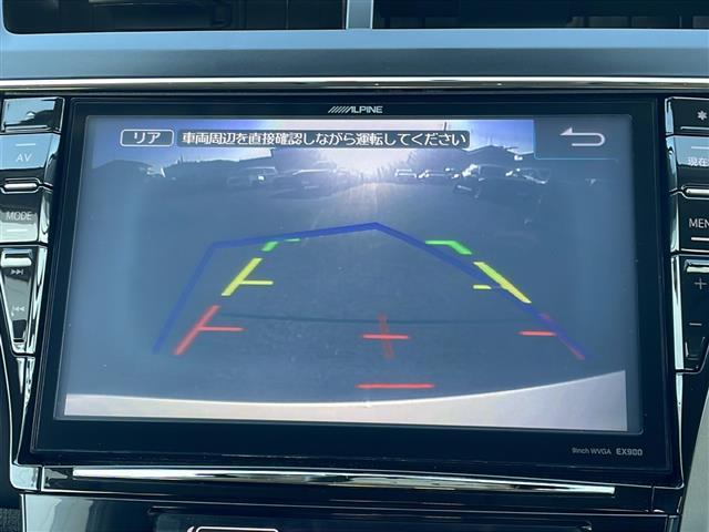 プリウスアルファ Ｓ　アルパイン９インチナビ　フルセグＴＶ　Ｂｌｕｅｔｏｏｔｈ　ＣＤ／ＤＶＤ　ＨＤＭＩ　バックカメラ　前後コーナーセンサー　ビルトインＥＴＣ　横滑り防止装置　盗難防止装置　オートライト（3枚目）