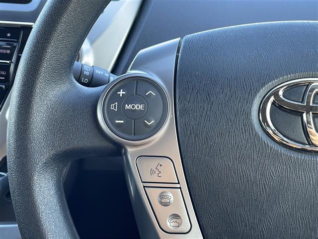 プリウスアルファ Ｓ　アルパイン９インチナビ　フルセグＴＶ　Ｂｌｕｅｔｏｏｔｈ　ＣＤ／ＤＶＤ　ＨＤＭＩ　バックカメラ　前後コーナーセンサー　ビルトインＥＴＣ　横滑り防止装置　盗難防止装置　オートライト（5枚目）