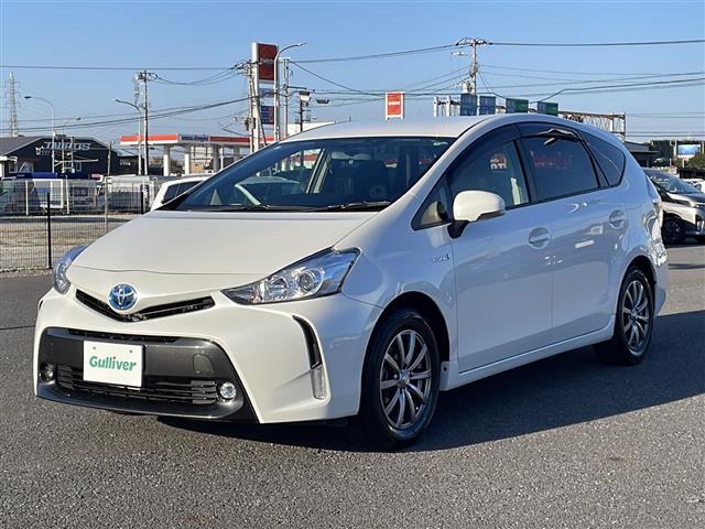 プリウスアルファ Ｓ　アルパイン９インチナビ　フルセグＴＶ　Ｂｌｕｅｔｏｏｔｈ　ＣＤ／ＤＶＤ　ＨＤＭＩ　バックカメラ　前後コーナーセンサー　ビルトインＥＴＣ　横滑り防止装置　盗難防止装置　オートライト（33枚目）