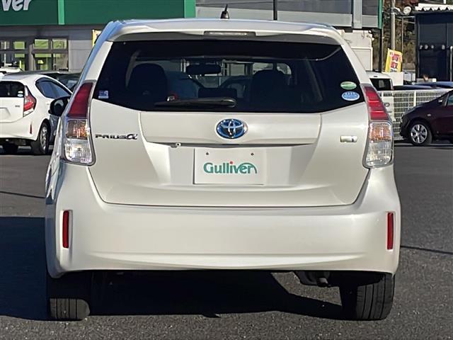 プリウスアルファ Ｓ　アルパイン９インチナビ　フルセグＴＶ　Ｂｌｕｅｔｏｏｔｈ　ＣＤ／ＤＶＤ　ＨＤＭＩ　バックカメラ　前後コーナーセンサー　ビルトインＥＴＣ　横滑り防止装置　盗難防止装置　オートライト（36枚目）