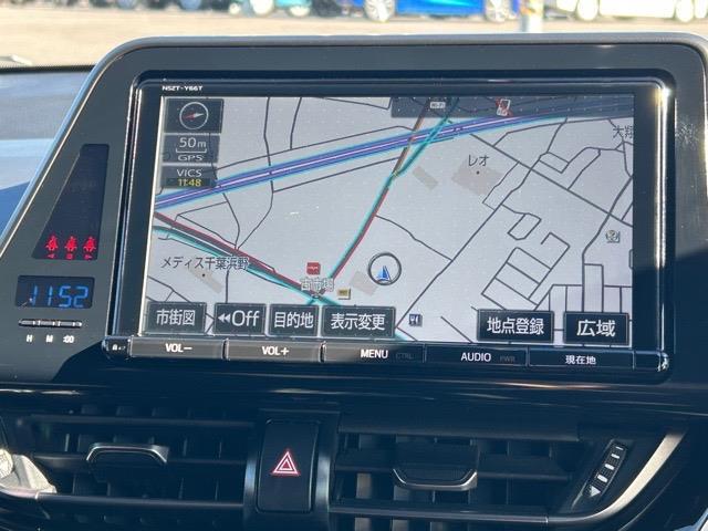 C-HR S LEDエディション 禁煙車 ワンオーナー 純正ナビ フルセグテレビ Bluetooth接続 HDMI ETC2.0 バックカメラ レーダークルーズコントロール クリアランスソナー レーンキープアシスト(13枚目)