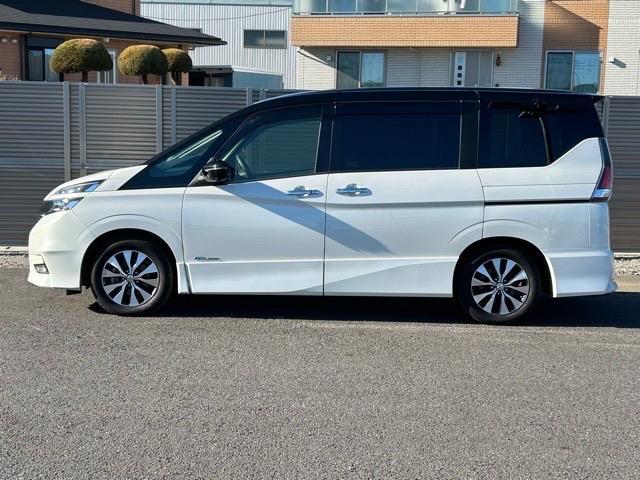 セレナ ハイウェイスター Vセレクション 純正ナビ CD DVD Bluetooth フルセグTV ETC 前後ドライブレコーダー アラウンドビューモニター エマージェンシーブレーキ パーキングアシスト 車線逸脱警報 ふらつき警報(36枚目)