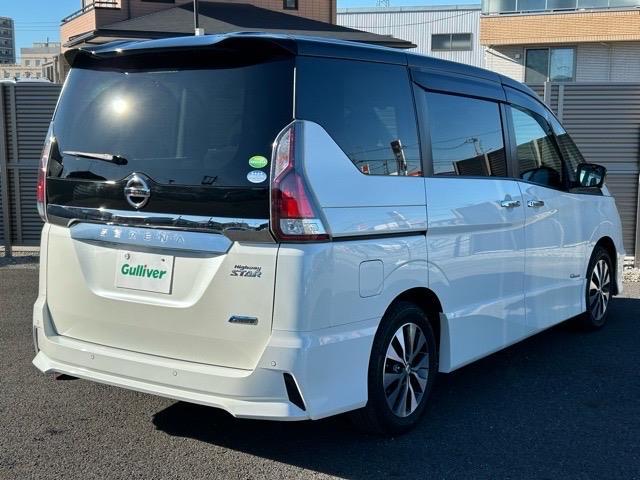 セレナ ハイウェイスター Vセレクション 純正ナビ CD DVD Bluetooth フルセグTV ETC 前後ドライブレコーダー アラウンドビューモニター エマージェンシーブレーキ パーキングアシスト 車線逸脱警報 ふらつき警報(38枚目)