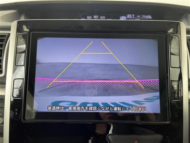 タント カスタムＸ　トップエディションＳＡ　衝突軽減ブレーキ　純正ナビ／ＴＶ　Ｂｌｕｅｔｏｏｔｈ　ＤＶＤ　バックカメラ　片側パワースライドドア　ステアリングスイッチ　オートライト　スマートキー　プッシュスタート　ハーフレザーシート　電格ミラー（8枚目）