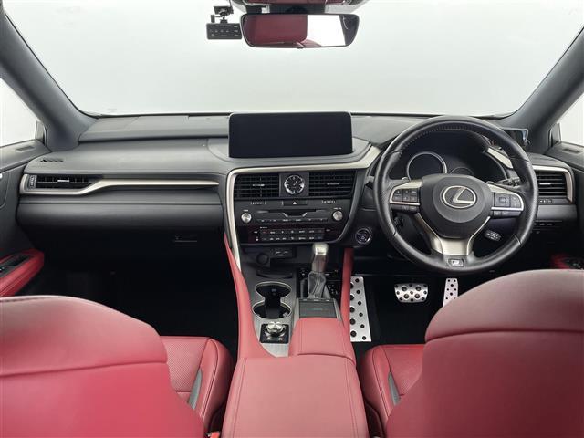 ＲＸ ＲＸ４５０ｈ　Ｆスポーツ　ムーンルーフ　パノラミックビュモニター　プリクラッシュセーフティー　ブラインドスポットモニター　前方ドライブレコーダー　電動パーキングブレーキ　オートブレーキホールド　パワーバックドア　保証書　取説（2枚目）