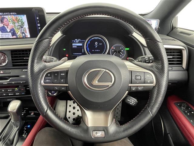 ＲＸ ＲＸ４５０ｈ　Ｆスポーツ　ムーンルーフ　パノラミックビュモニター　プリクラッシュセーフティー　ブラインドスポットモニター　前方ドライブレコーダー　電動パーキングブレーキ　オートブレーキホールド　パワーバックドア　保証書　取説（3枚目）