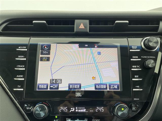 カムリ Ｇレザーパッケージ　ワンオーナ　モデリスタエアロ　純正ナビ　フルセグ　ＤＶＤ　Ｂｌｕｅｔｏｏｔｈ　プリクラッシュセーフティー　ヘッドアップディスプレイ　レザーシート　パワーシート　オートブレーキホールド　ビルトインＥＴＣ（10枚目）