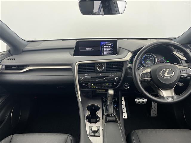 ＲＸ ＲＸ４５０ｈ　Ｆスポーツ　ＴＲＤエアロ／純ナビ／３眼ＬＥＤ／レクサスセーフティー／ムーンルーフ／全方位カメラ／黒革シート／パワーシート／ステアリングヒーター／電動ステアリング／シートポジションメモリー／シートベンチレーション（2枚目）
