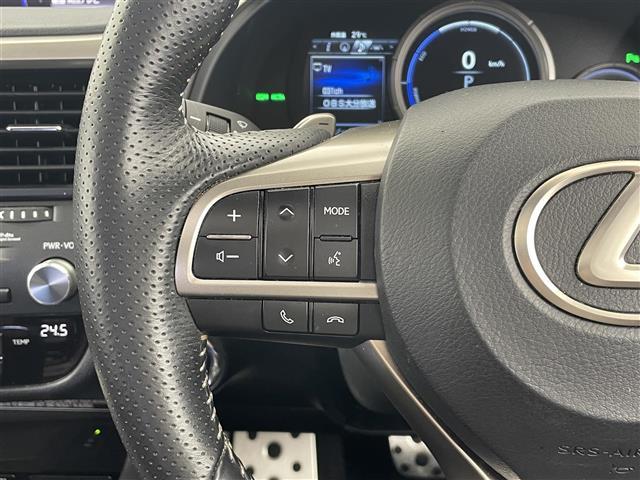 ＲＸ ＲＸ４５０ｈ　Ｆスポーツ　ＴＲＤエアロ／純ナビ／３眼ＬＥＤ／レクサスセーフティー／ムーンルーフ／全方位カメラ／黒革シート／パワーシート／ステアリングヒーター／電動ステアリング／シートポジションメモリー／シートベンチレーション（5枚目）