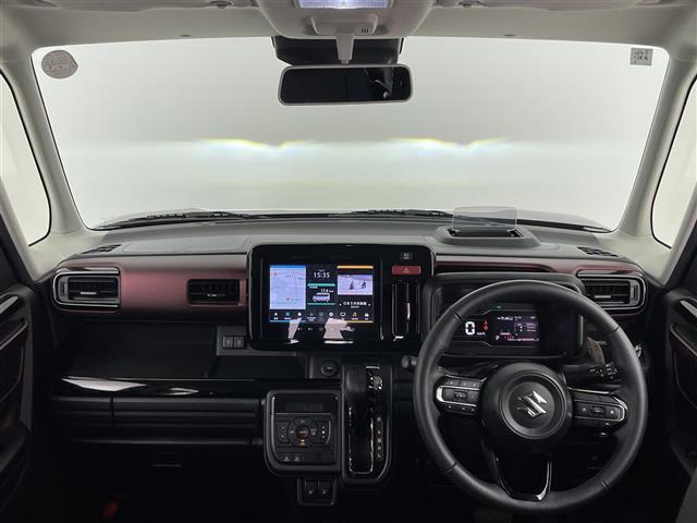 スペーシアカスタム ハイブリッドXS 純正メモリナビ/スズキセーフティーサポート/ヘッドアップディスプレイ/ステアリングヒーター/両側パワースライドドア/シートヒーター/USB/コーナーセンサー/純正アルミホイル/革巻ステアリング(2枚目)