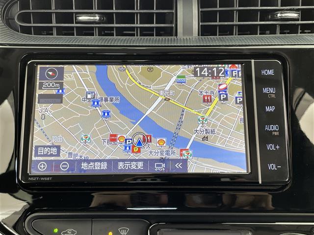 アクア S スタイルブラック 純正ナビ フルセグ Bluetooth CD DVD ETC2.0 TRDエアロ TRDアルミホイール ドライブレコーダー バックカメラ オートハイビーム プリクラッシュセーフティー 電動格納ミラー(10枚目)