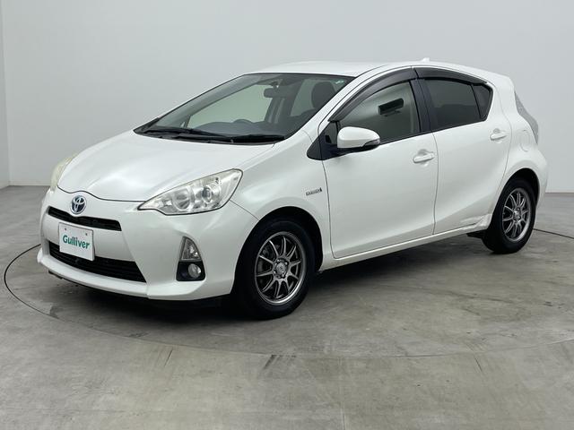 アクア Gブラックソフトレザーセレクション 純正SDナビ(CD/DVD/フルセグTV/Bluetooth) 車外カメラ(前後) ECO/EVモード スペアキー ETC AW付スタッドレスタイヤ車載(35枚目)